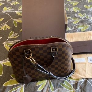 Louis Vuitton Alma pm in the DE print